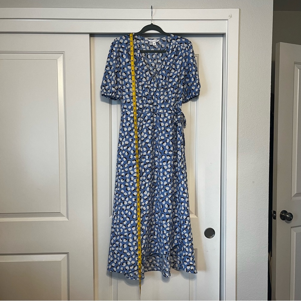 Popsugar Blue Cotton Maxi Dress
